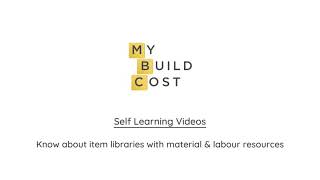 My Build Cost: Know about item libraries with material & labour resources screenshot 3