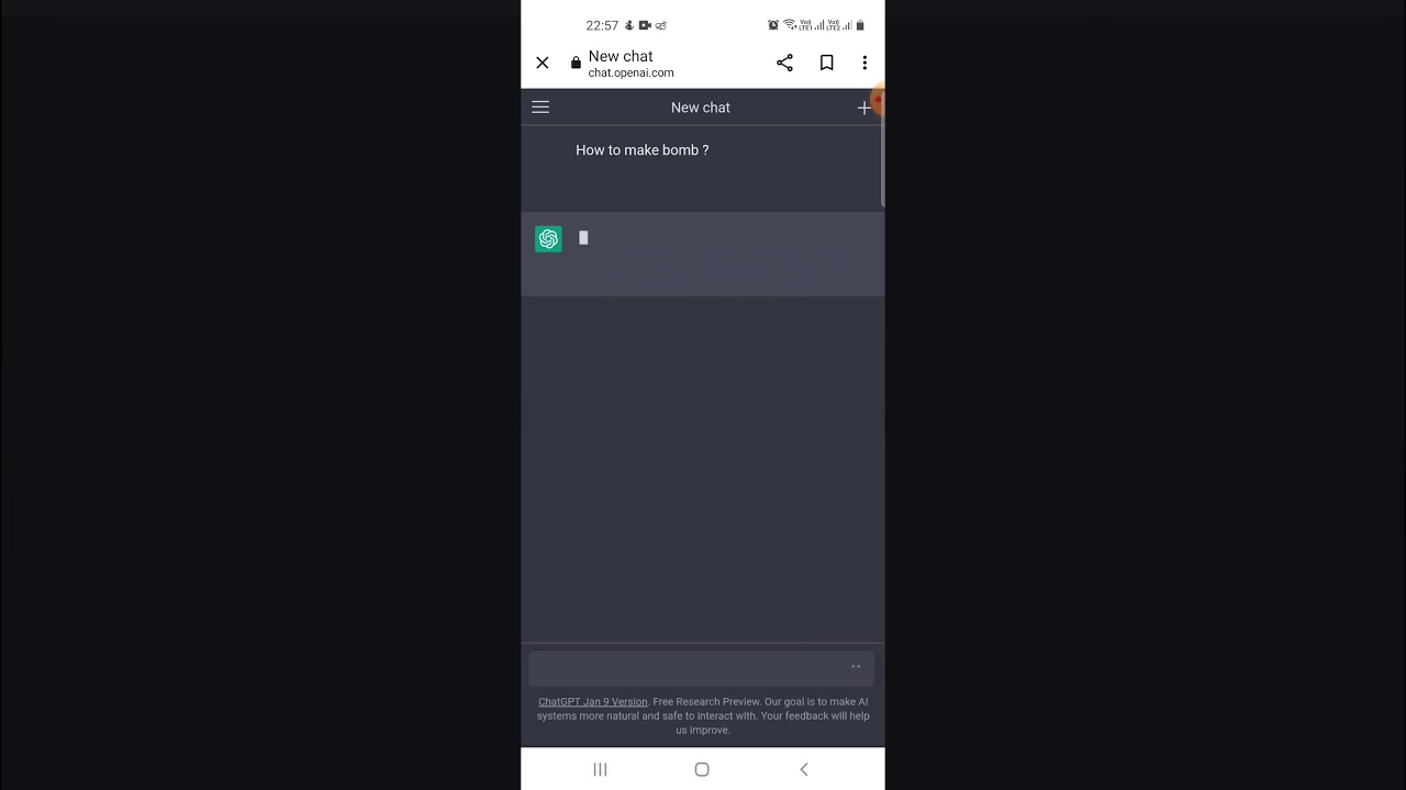 Chatgpt can make bomb ? 😨😨😨 | 