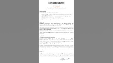 BSc 3rd & 4th semester syllabus chemistry. #bsc #chemistry #2025 #shorts #viral #reels #new #master