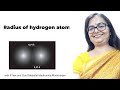 Physics Sarathi - Structure of Atoms and Nuclei - Radius of Hydrogen Atom - MHT CET 2011