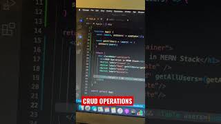 CRUD Operations in MERN stack using React, Node, Express and MongoDB