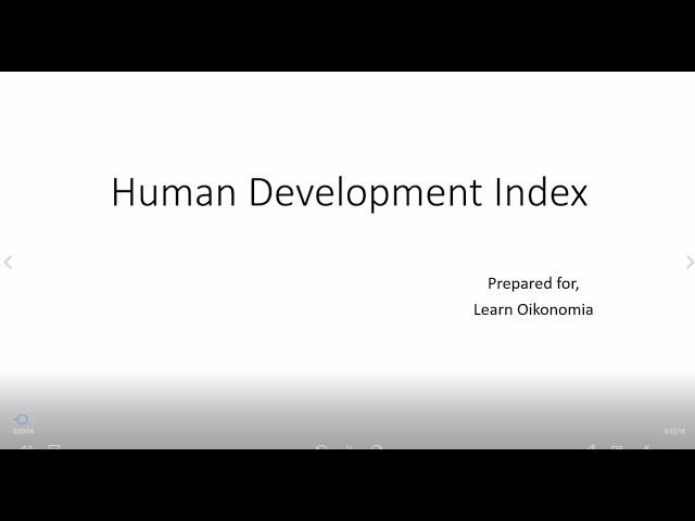 Human Development Index
