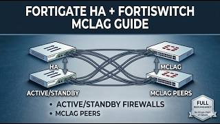 FortiGate HA + FortiSwitch MCLAG Configuration Guide | 2 Firewalls + 2 Switches Net Worth