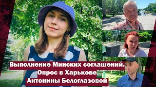 Выполнение Минских соглашений. Опрос в Харькове Антонины Белоглазовой