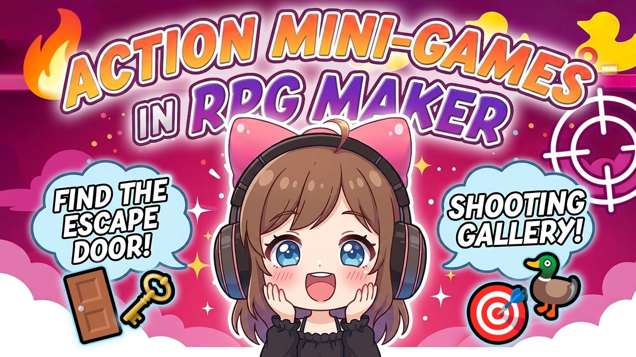🕹️ How I Turned RPG Maker Into a Mini-Game Arcade! 📟 - YouTube
