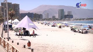 Con cuadrillas sanitarias vigilarán medidas sanitarias en las playas(10.01.2022) Iquique TV