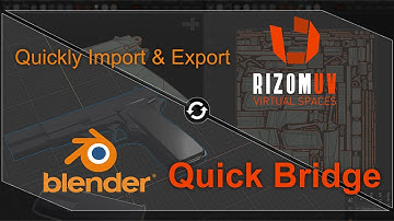 Transfer Mesh between Blender & Rizom in a Flash (RizomUV Bridge)