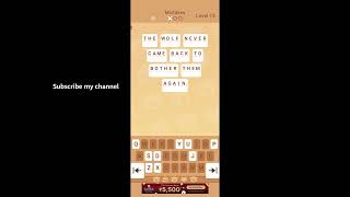 Cryptogram The Three Little Pigs Event Chapter 5 Level 15 Answers