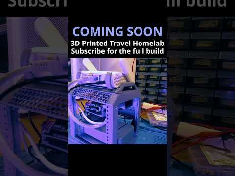 I Built a 3D Printed Homelab You Can Travel With