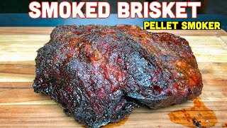 Smoked Brisket Point in the Pit Boss Pellet Smoker