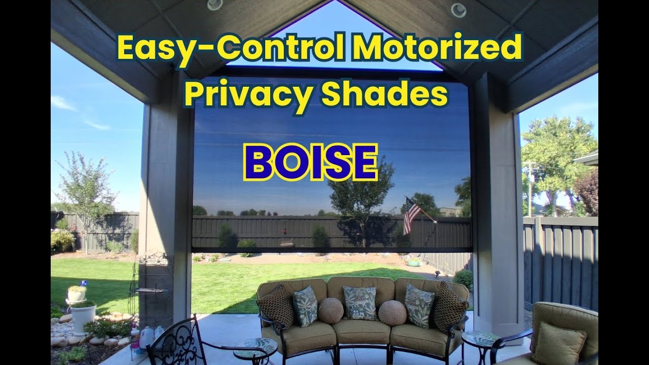 Одна команда — и готово! | Моторизованная штора для обеспечения конфиденциальности | Меридиан, Ай...