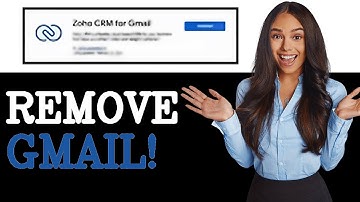 How To Unlink Remove Gmail From Zoho CRM (2025)