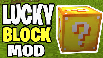 How To Download Lucky Block Mod In Minecraft! - Tutorial