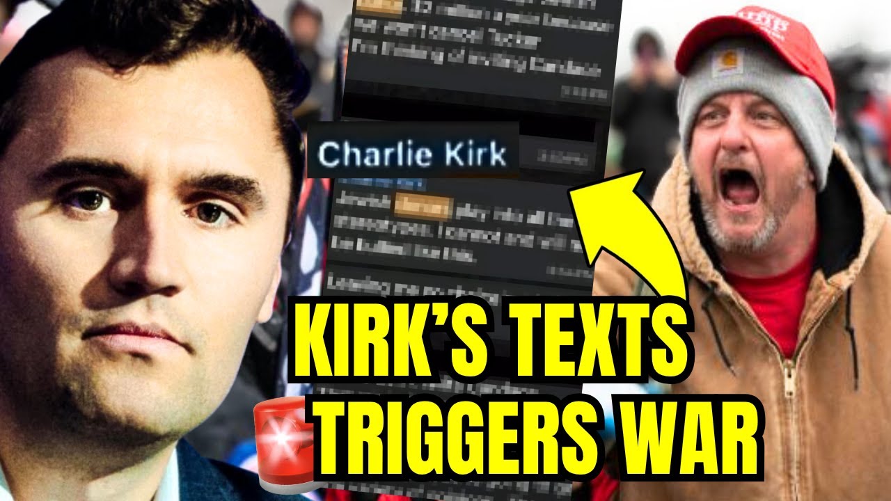 🚨Leaked Charlie Kirk Texts Spark MAGA Civil War