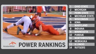 B1G Power Rankings - Post-Week 4 | James Laurinaitis | Big Ten Football