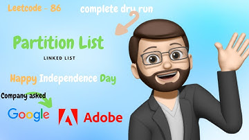 Partition List || Linked List || Super Easy || Google || Adobe || Leetcode- 86 || Detail Explanation