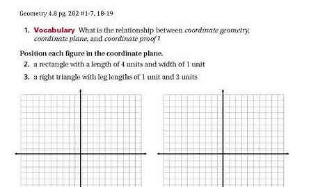 Geometry 4.8 Assignment Video