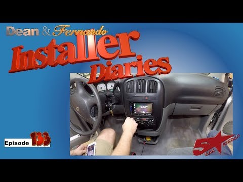 Dodge Caravan gets a double Din CarPlay radio  Installer Diaries 133