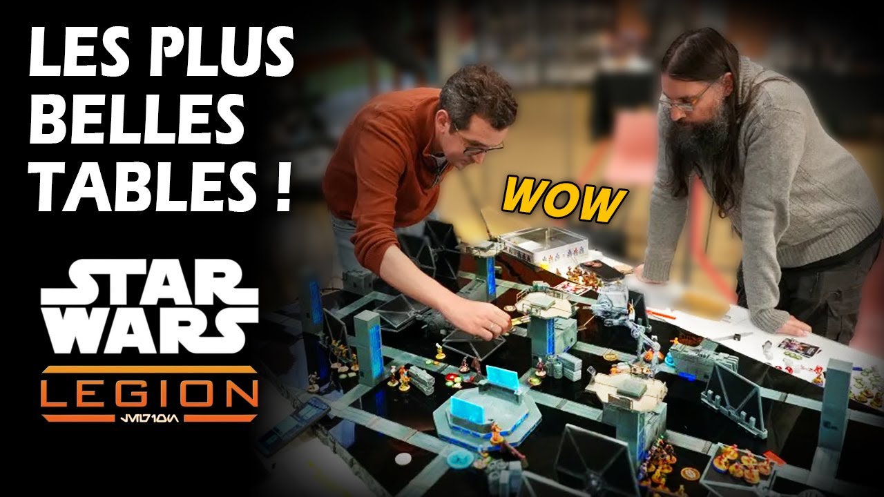 Championnat de France Star Wars Legion : tables, ambiance et cosplay