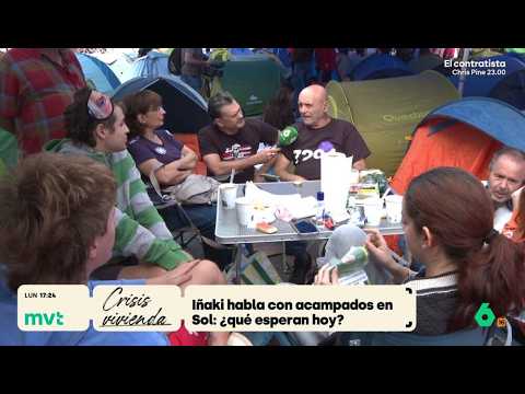 Los rostros del clamor por la crisis de la vivienda en la Puerta del Sol - Más Vale Tarde