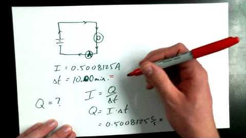 5 1D   Calculating the Amount of Charge that Passes
