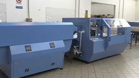 SHRINK WRAPPING MACHINE WITH CONTINUOUS SIDE SEALER  PACTUR srl Bologna
