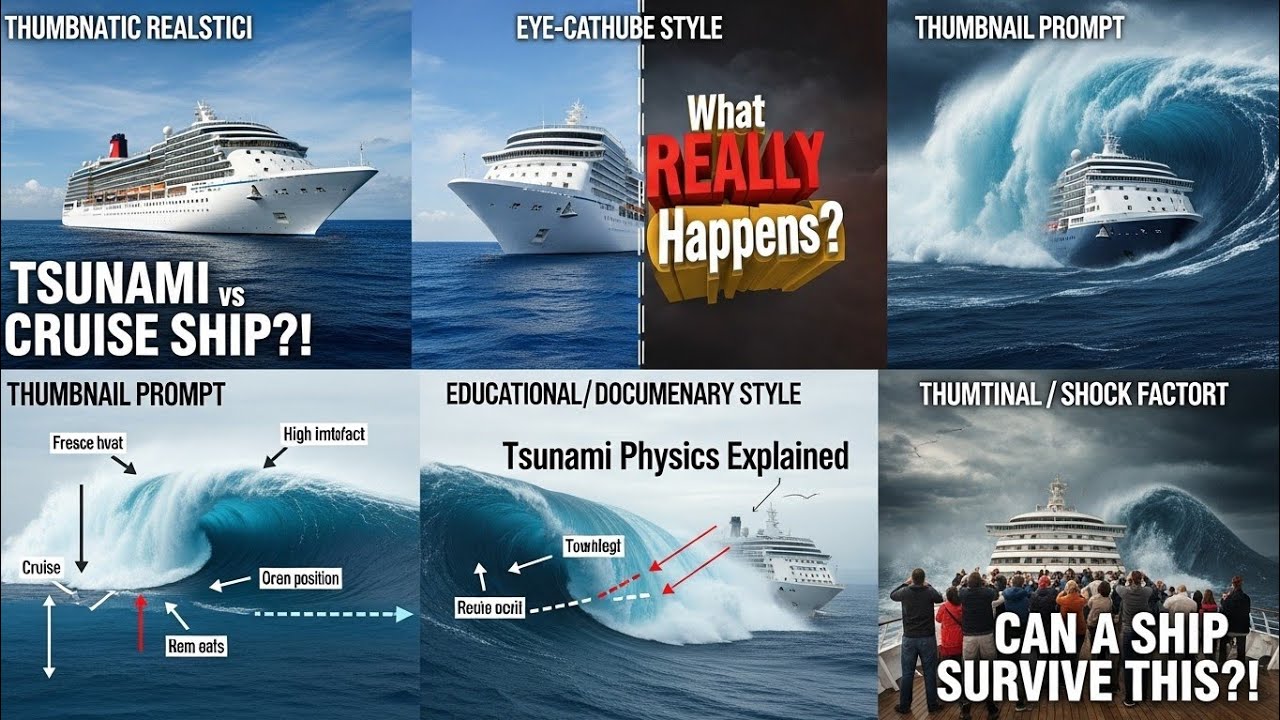 What Happens to Cruise Ships During a Tsunami? - YouTube