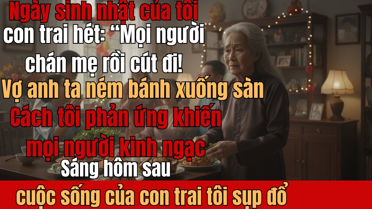 “Con trai hét: ‘Mọi người chán mẹ rồi!’ – Bà mẹ 75 tuổi phản ứng khiến ai cũng rơi nước mắt”