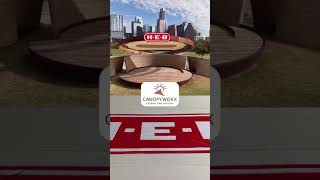 Custom Canopy Project at The Long Center | Austin TX Commercial Shade Design