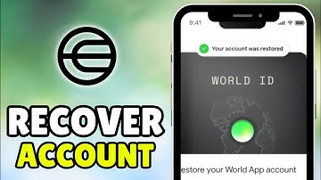How To Recover World App Account Without Backup 2025 - Recover Worldcoin Account Without Your Phone