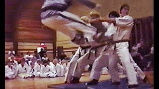 Kinney Karate Students Breaking