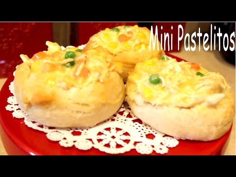 MINI CHICKEN POT PIES - FÁCIL Y RÁPIDO