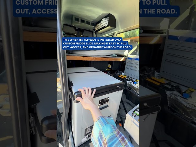 Mercedes Benz Sprinter Van x Whynter FM-62DZ