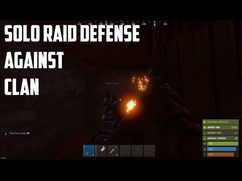 Rust Solo SNOWBALL Leads to Online Raid by CLAN - YouTube