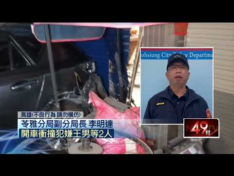 高市某公司3天內2度遭轎車撞！ 2嫌落網稱：替友報仇