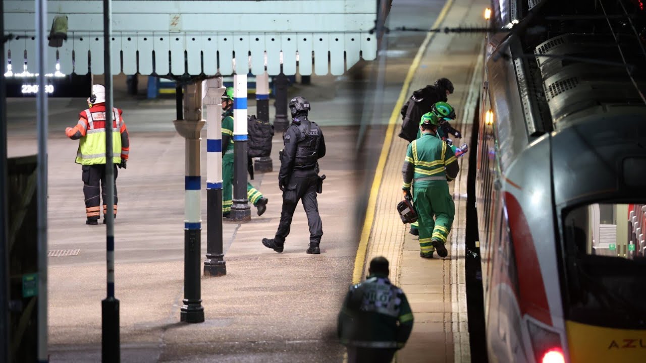 UK mass train stabbing suspect faces court - YouTube
