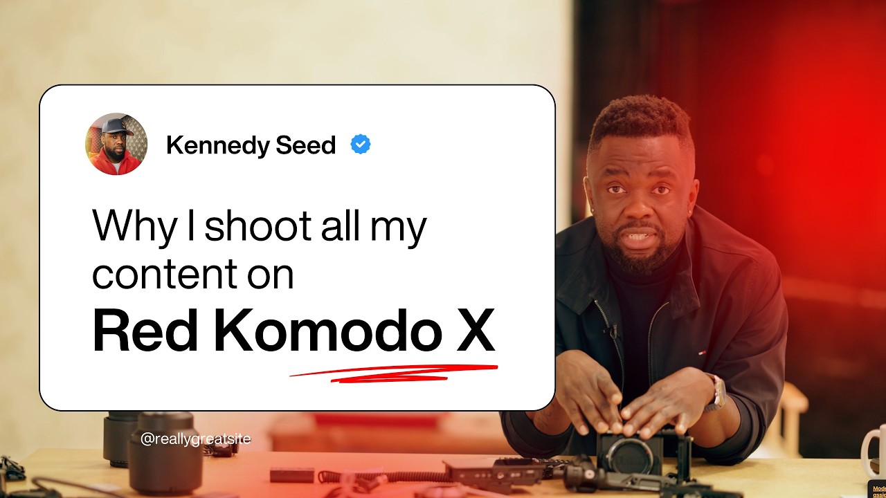 Why I shoot all my content on RED KOMODO X (Part 1) #kennedyseed #redkomodo #filmcamera