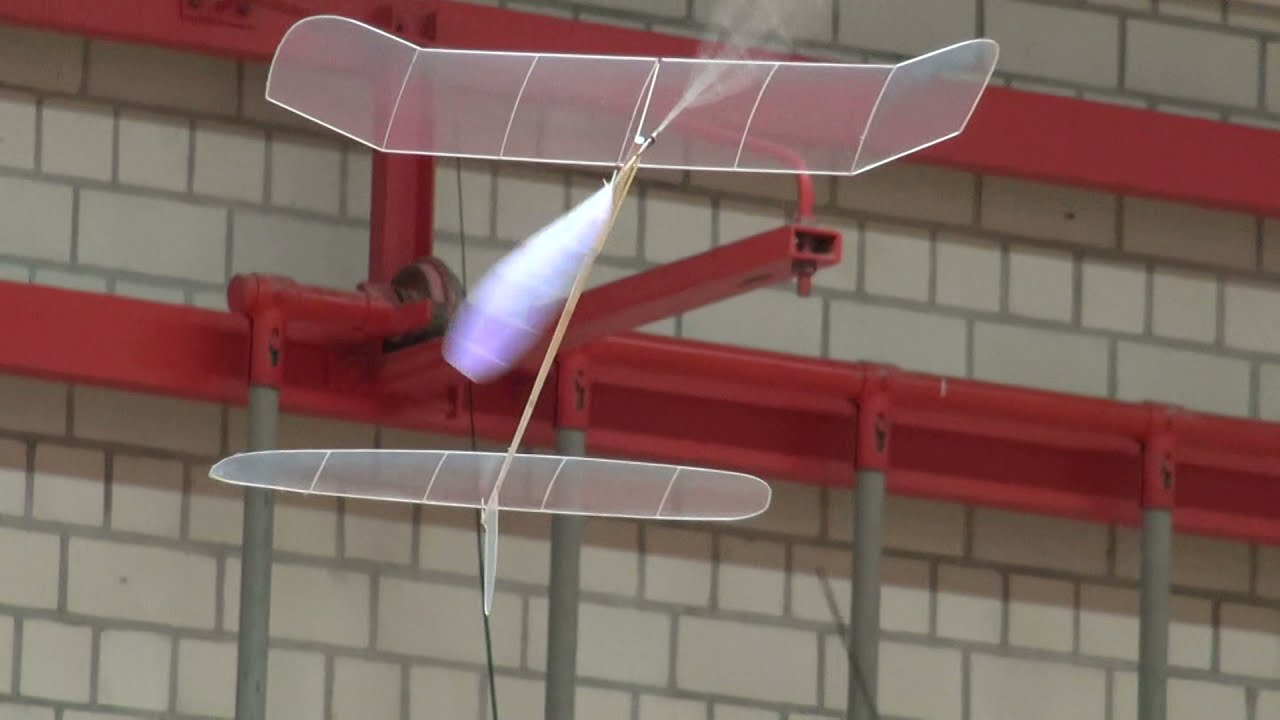 DM Saalflug 2021 in Ingolstadt: F1D Demo