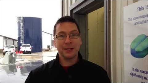 Inside an anaerobic digester