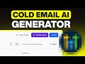 This Cold Email AI Generator is CRAZY! (Generate Cold Emails With AI)