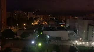 Tormenta eléctrica en la madrugada algecireña