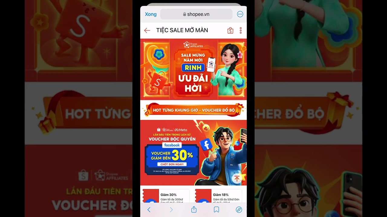 SHOPEE CHƠI LỚN MÃ 30% ANH EM ƠI :))