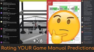 Rating YOUR Game Manual Predictions