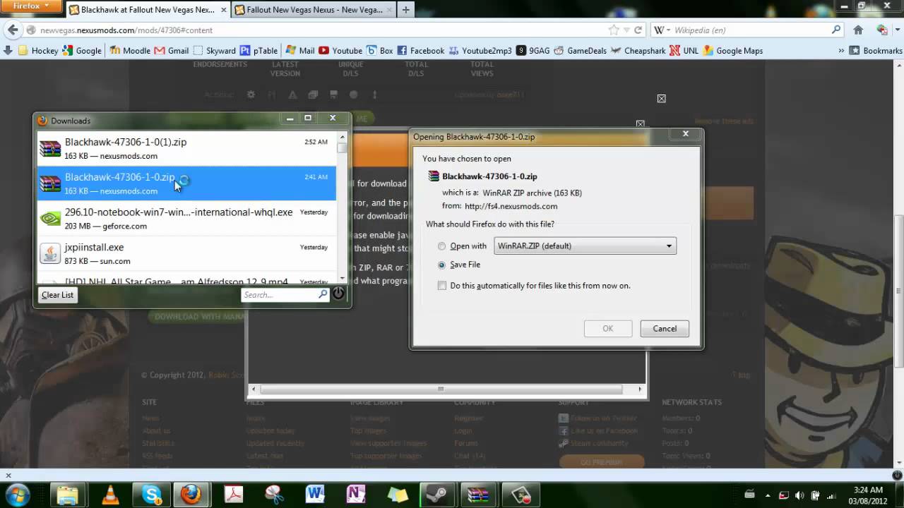 How to install Fallout New Vegas Mods (No FOMM) - YouTube
