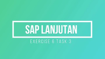 TUTORIAL SAP SCM 600 EXERCISE 6