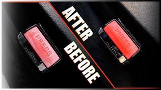How to Restore Faded Seatbelt Buttons on your Car!