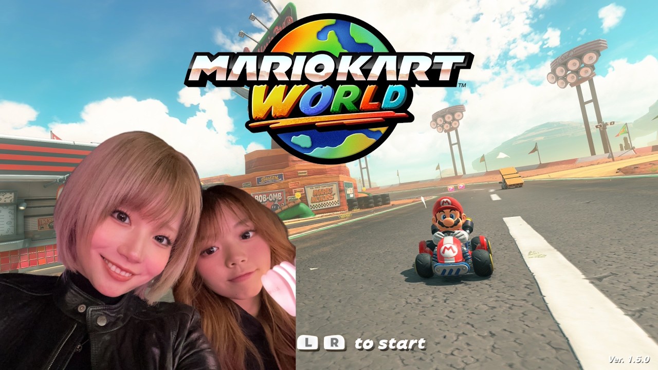 【姉妹】マリカー勝負！ほぼ初心者🔰
