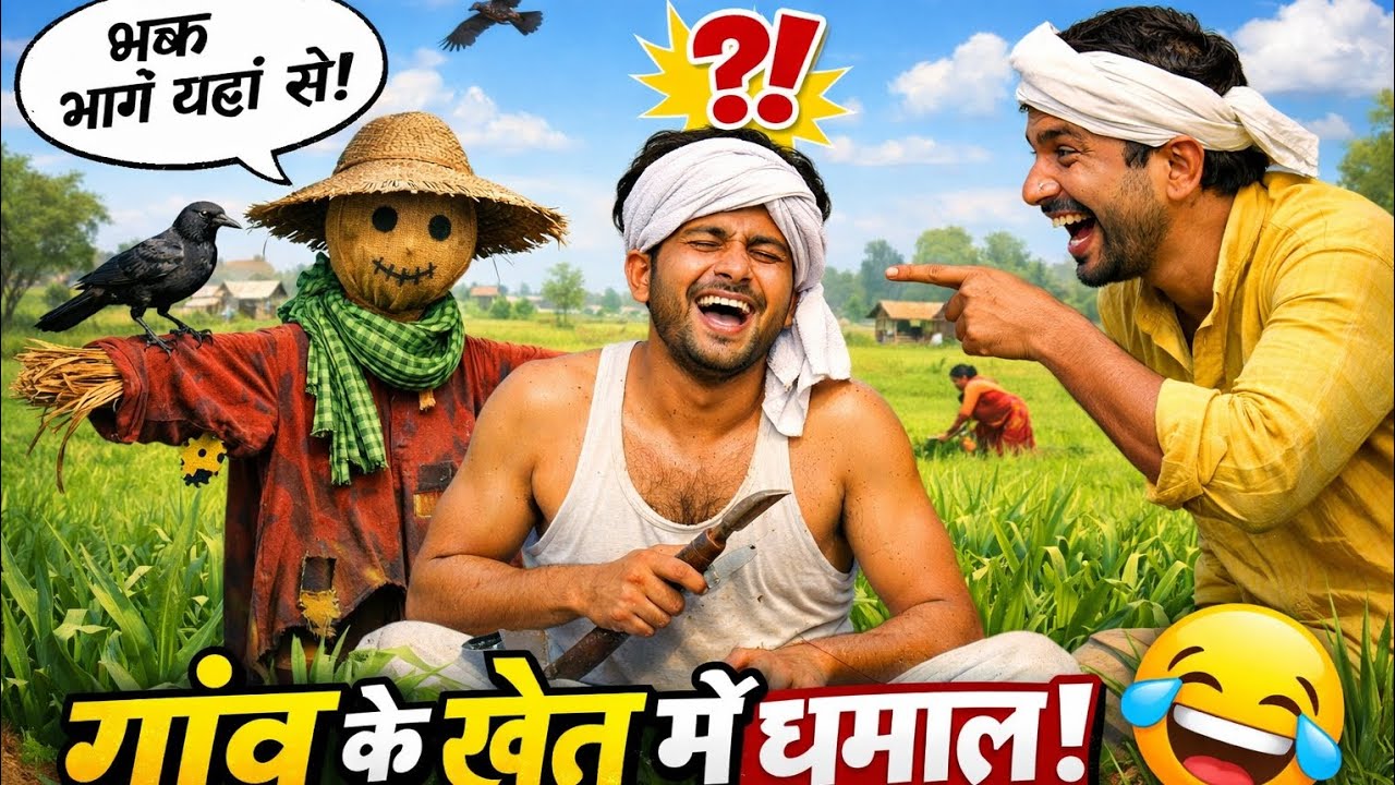 Khet me funny video shoot 