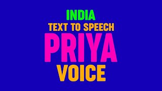 Text to Speech PRIYA VOICE, INDIA screenshot 2
