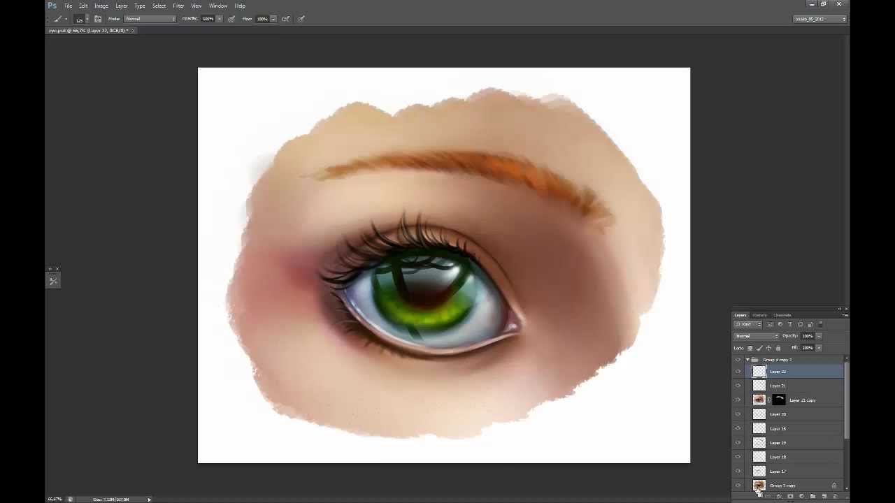 Painting Glossy Eye Tutorial YouTube Painting Glossy Eye Tutorial YouTube